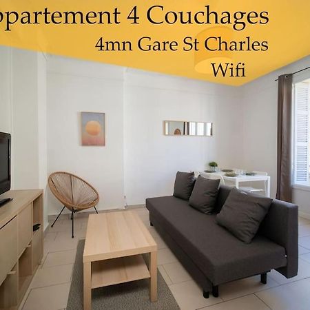 Appartement Tout Equipe Balcon 4 Pers St Charles 마르세유 외부 사진